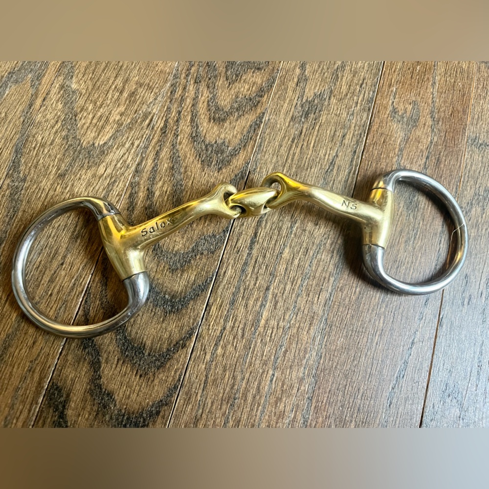 Neue Schule Verbindend 12mm Bridoon Eggbutt Bit Size 4.75